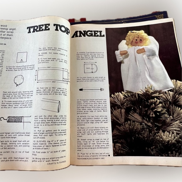 Vtg Craft Books lot of 5 1980s Christmas Sew Paint Quill Cross Stitch Patterns - Picture 16 of 16